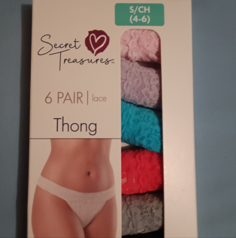 Secret treasures size small 6 pairs (new)